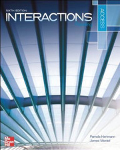 Interactions Access Reading Student Book