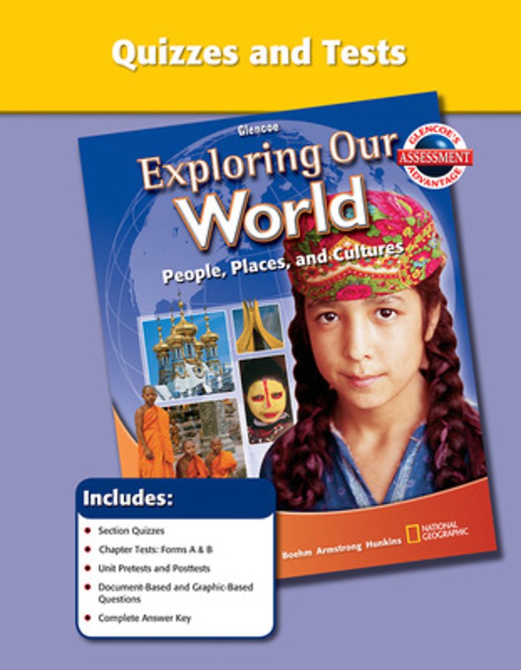 Exploring Our World, Quizzes and Tests
