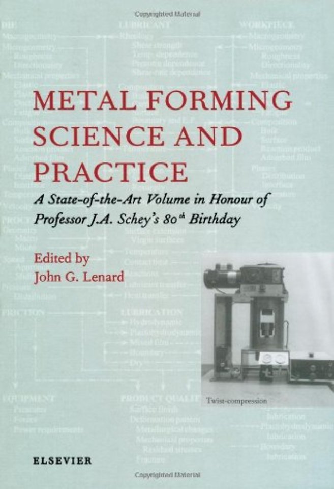 Metal Forming Science and Practice