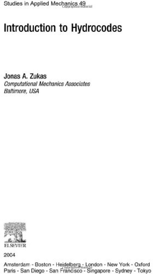 Introduction to Hydrocodes