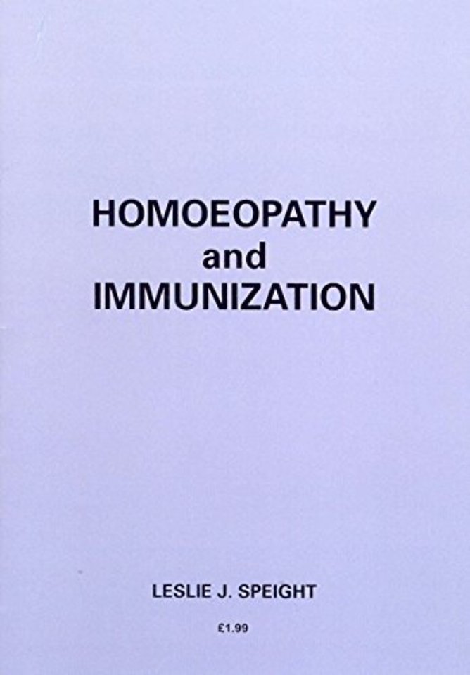 Homoeopathy And Immunization