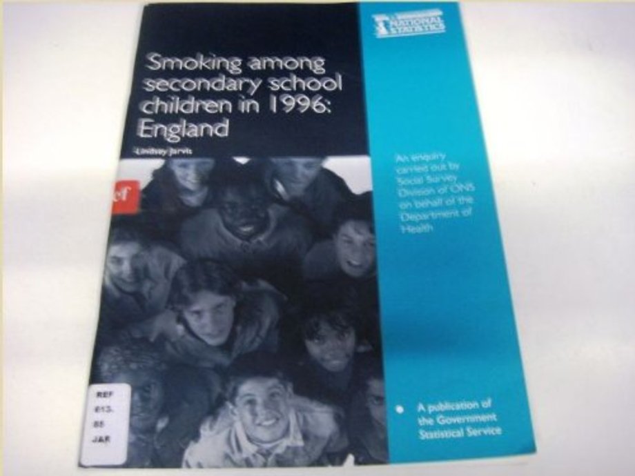 Smoking/Secondary School Children/1996/England