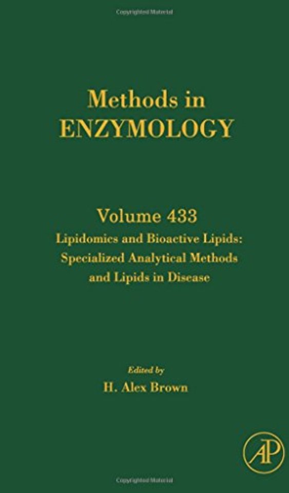 Lipidomics and Bioactive Lipids: Specialized Analytical Methods and Lipids in Disease