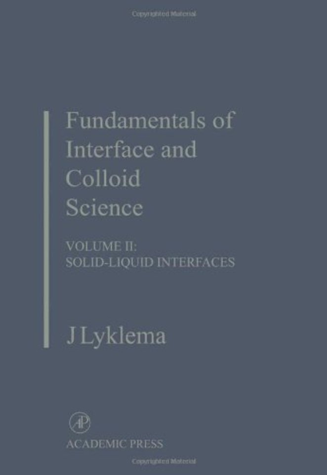 Fundamentals of Interface and Colloid Science