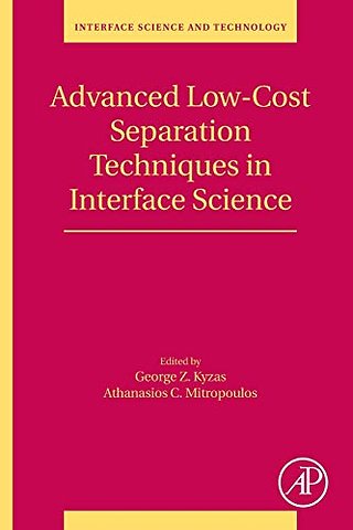 Advanced Low-Cost Separation Techniques in Interface Science