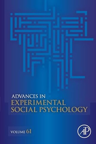 Advances in Experimental Social Psychology