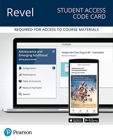 Revel Access Code for Adolescence and Emerging Adulthood