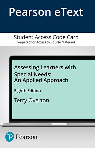 Assessing Learners with Special Needs
