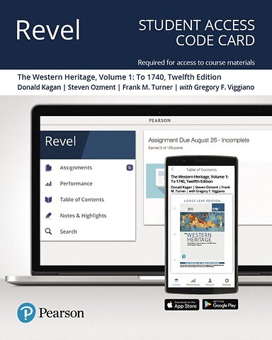 Revel Access Code for Western Heritage, The, Volume 1