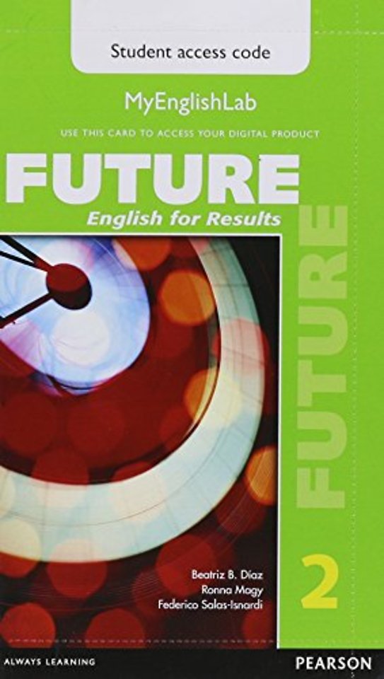 Future 2 MyLab English Access Code Card