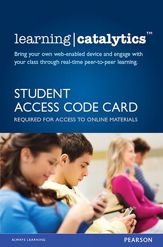 Learning Catalytics -- Access Card (12-month access)