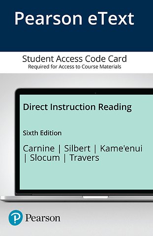 Direct Instruction Reading -- Enhanced Pearson eText