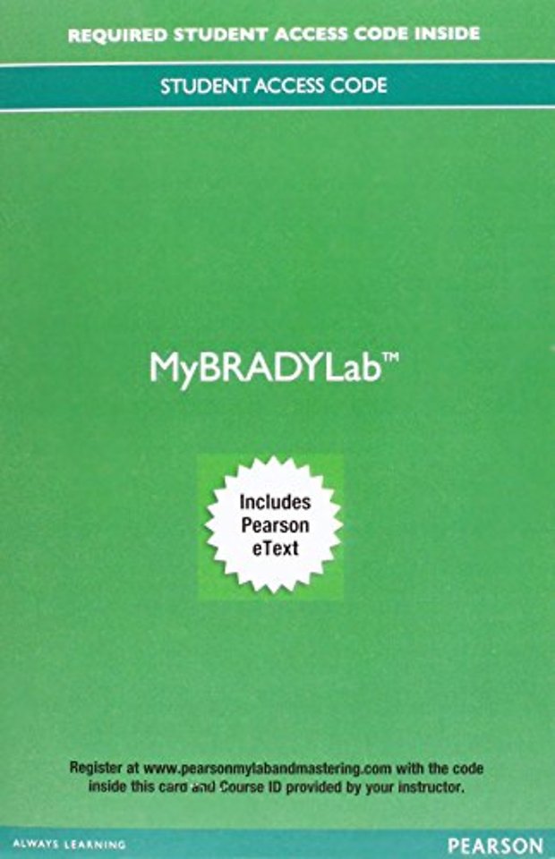 MyLab BRADY with Pearson eText Access Card for Basic Arrhythmias