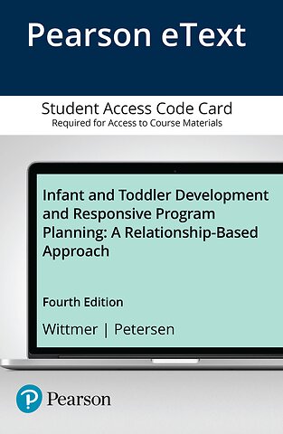 Infant and Toddler Development and Responsive Program Planning