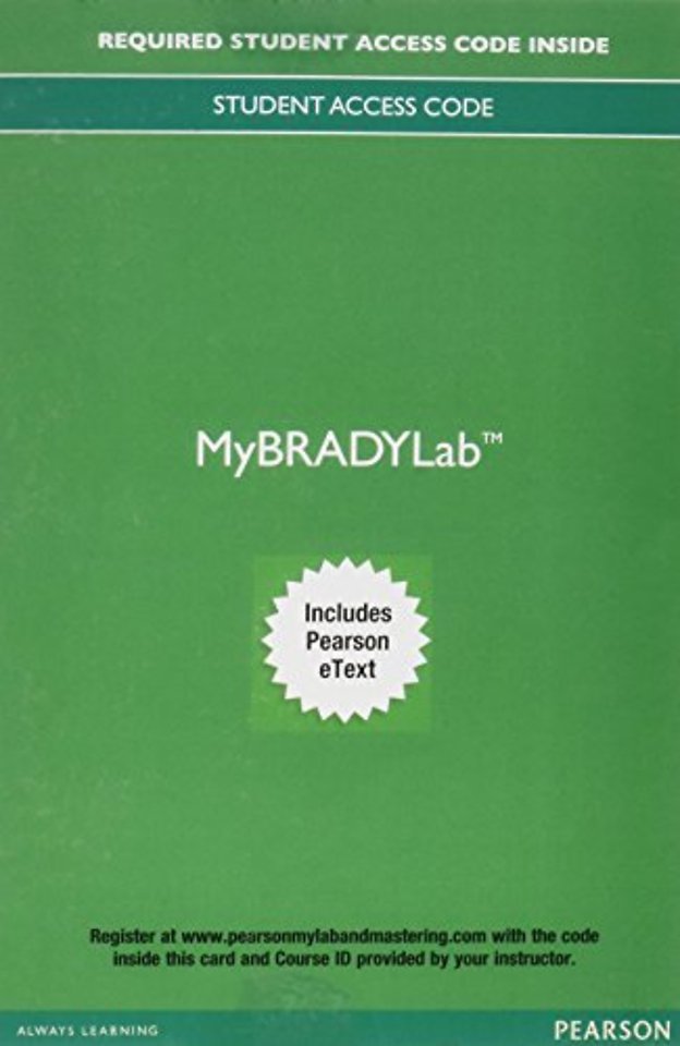 MyLab BRADY with Pearson eText Access Card for Paramedic Care