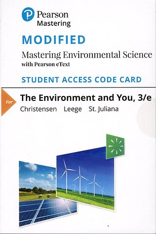 Mastering Environmental Science with Pearson eText Access Code for The Environment and You