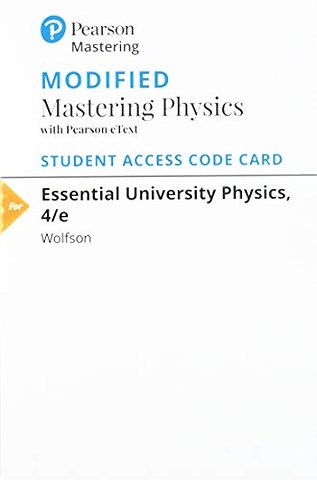 Mastering Physics with Pearson eText (up to 24 months) Access Code for Essential University Physics (ValuePack Only)