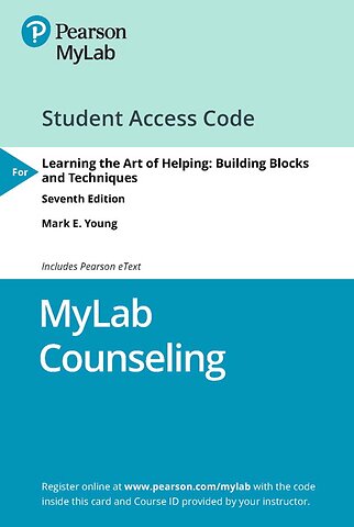 MyLab Counseling with Pearson eText Access Code for Learning the Art of Helping