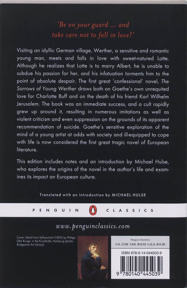 The Sorrows of Young Werther