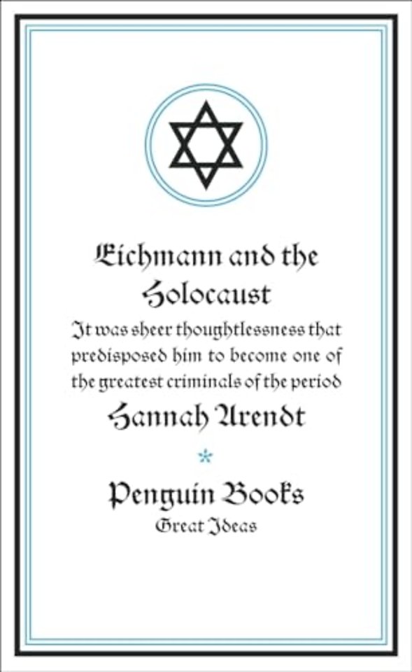 Eichmann and the Holocaust
