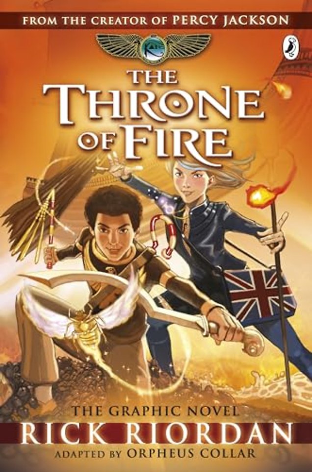 The Throne of Fire: The Graphic Novel (The Kane Chronicles Book 2)