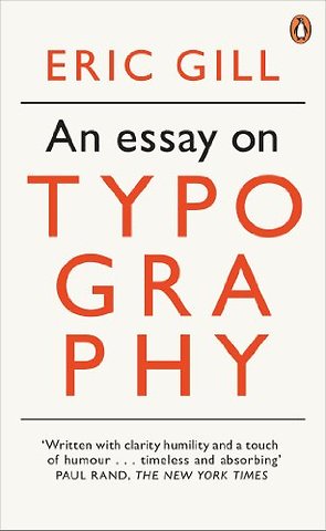 An Essay on Typography