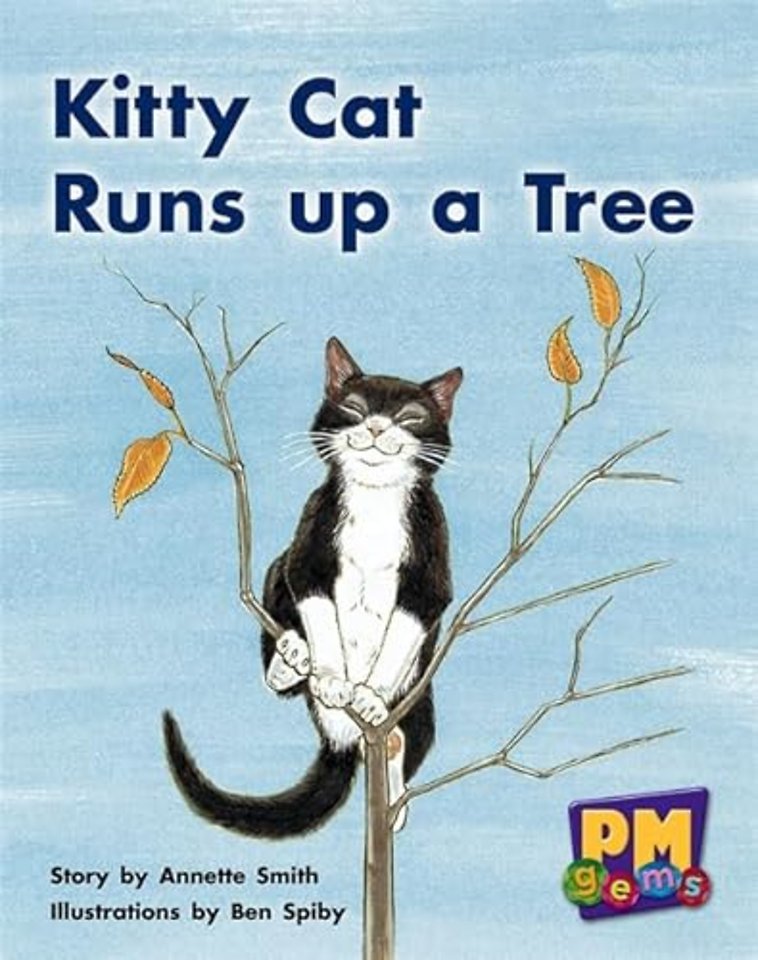 Kitty Cat Runs up a Tree