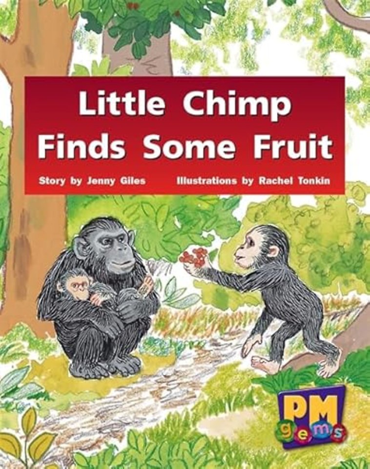 Little Chimp Finds Some Fruit