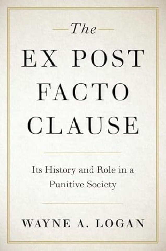 The Ex Post Facto Clause