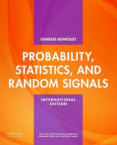 Probability, Statistics, and Random Signals
