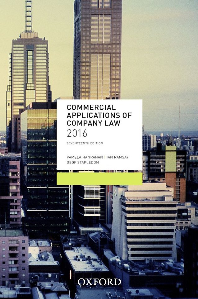 Commercial Applications of Company Law 2016