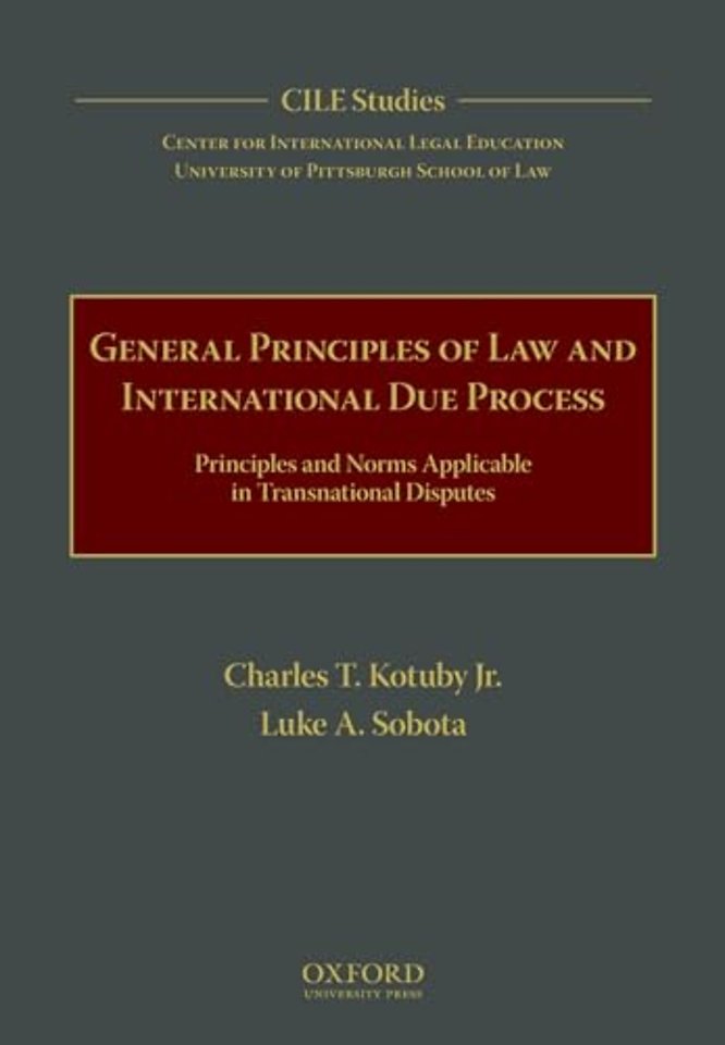 General Principles of Law and International Due Process