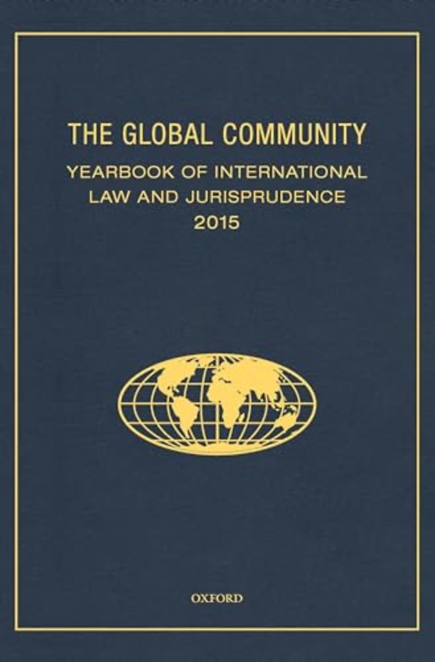 The Global Community Yearbook of International Law and Jurisprudence 2015