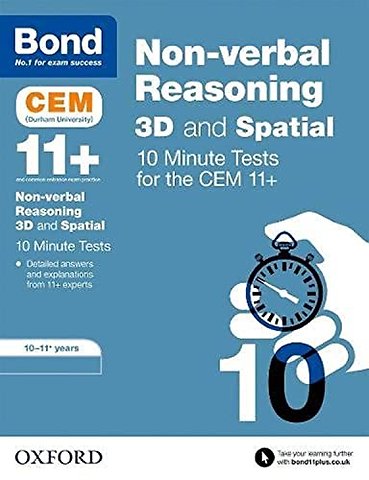 Bond 11+ CEM 3D Non-Verbal Reasoning 10 Minute Tests (now Cambridge Select Insight)