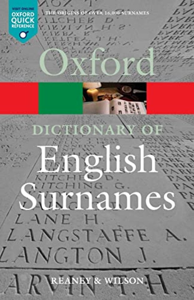A Dictionary of English Surnames