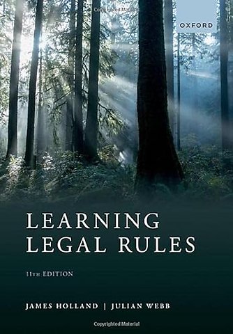 Learning Legal Rules