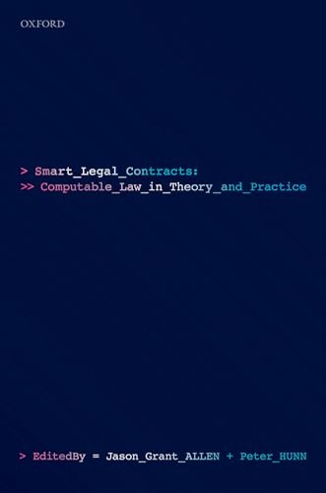 Smart Legal Contracts