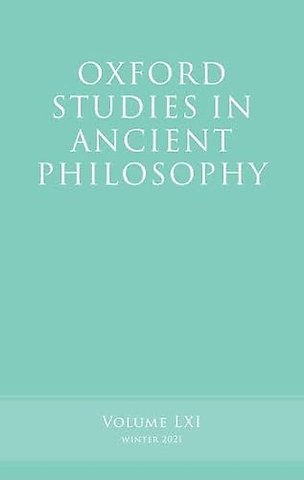 Oxford Studies in Ancient Philosophy, Volume 61