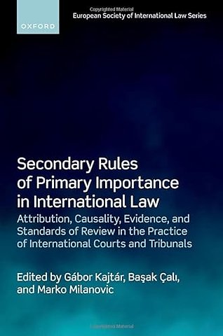 Secondary Rules of Primary Importance in International Law