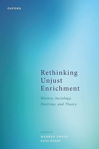 Rethinking Unjust Enrichment