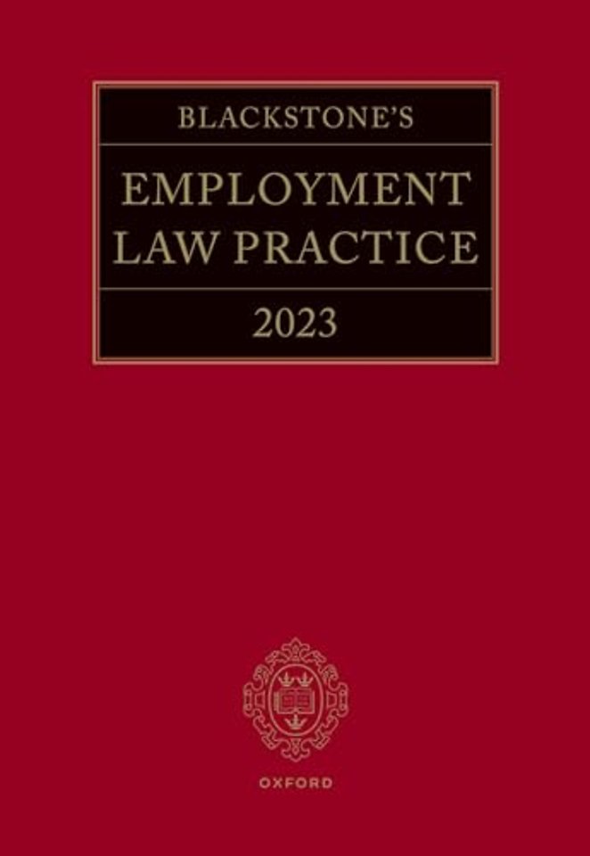 Blackstone's Employment Law Practice 2023