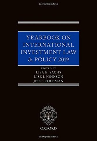 Yearbook on International Investment Law & Policy 2019