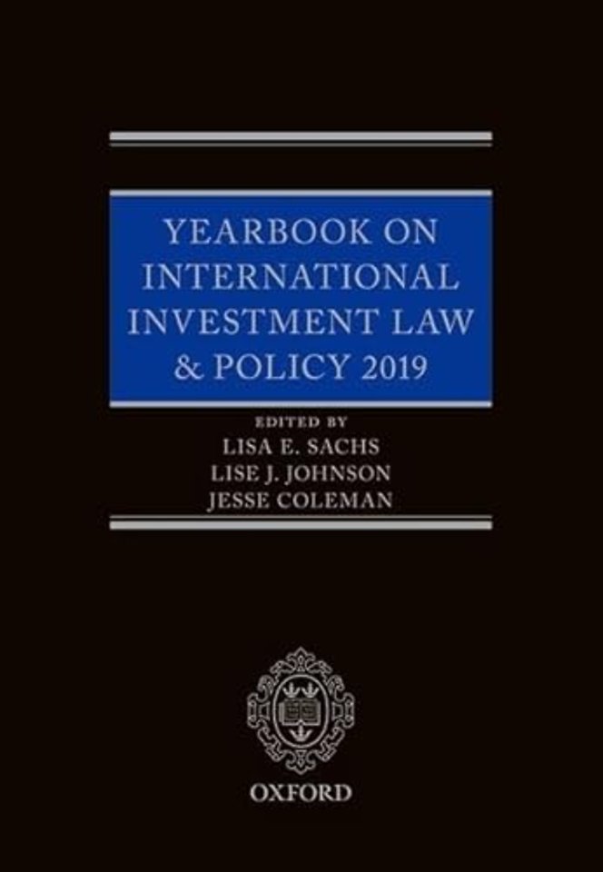 Yearbook on International Investment Law & Policy 2019