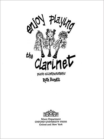 Enjoy Playing the Clarinet Piano Accompaniments