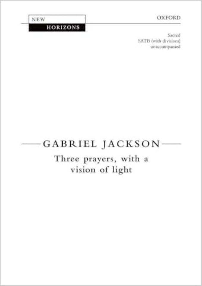 Three Prayers, with a Vision of Light
