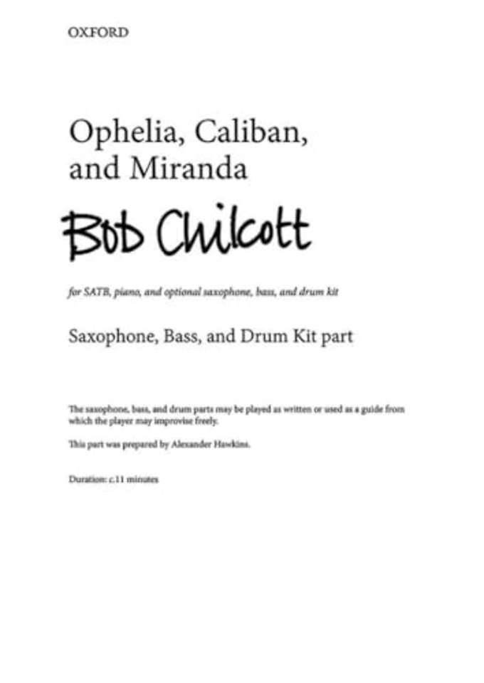 Ophelia, Caliban, and Miranda