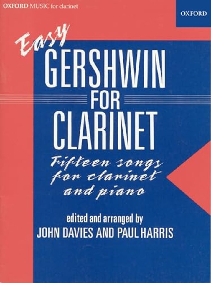 Easy Gershwin for clarinet