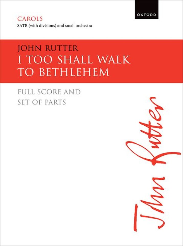 I too shall walk to Bethlehem