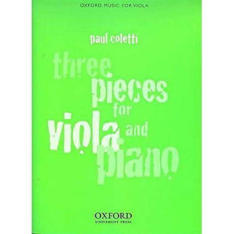 Three Pieces for Viola and Piano