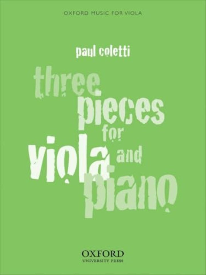 Three Pieces for Viola and Piano